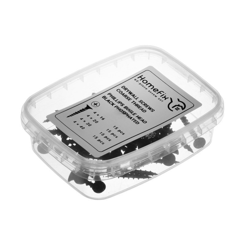 پیچ ام دی اف هوم فیکس مدل -16-20-30-40 مجموعه 60 عددی