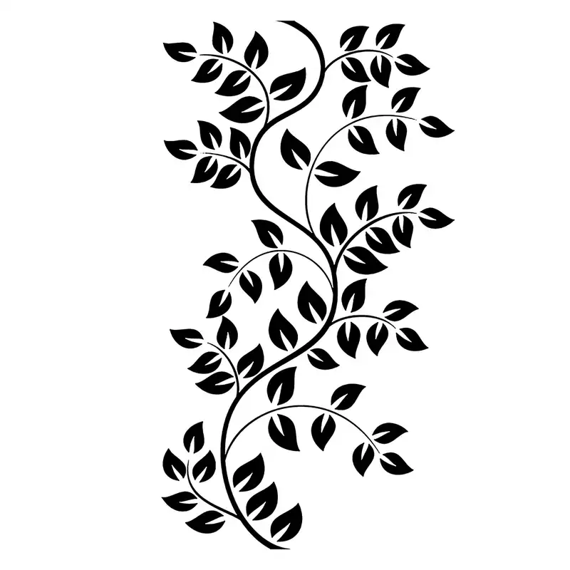 شابلون باتیس آرت طرح شاخه کد 50-655