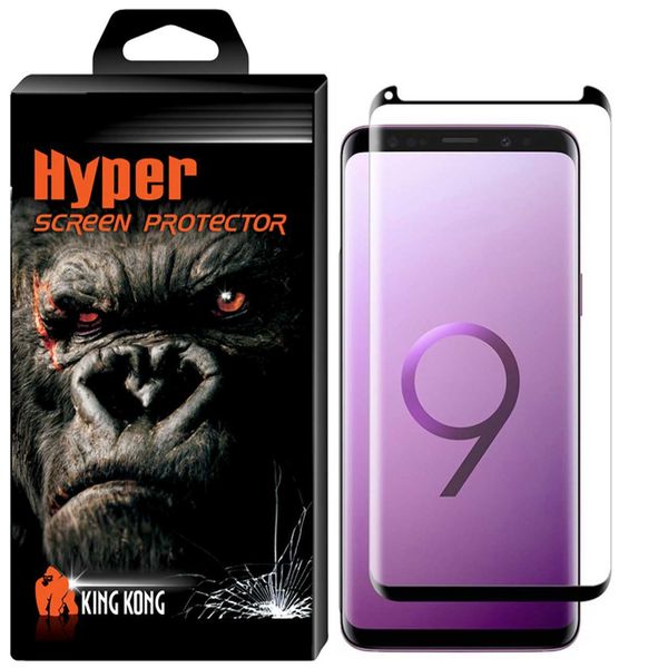 محافظ صفحه نمایش شیشه ای3D کینگ کونگ مدل Hyper Protector مناسب برای گوشی سامسونگ گلکسی S9 محافظ صفحه نمایش شیشه ای3D کینگ کونگ مدل Hyper Protector مناسب برای گوشی سامسونگ گلکسی S9