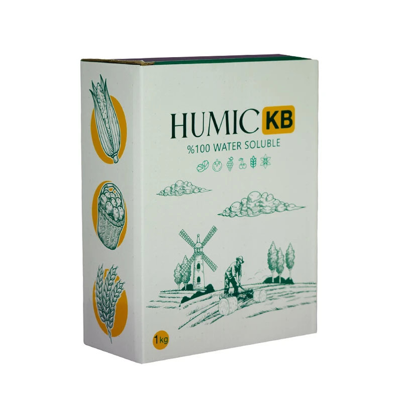 کود هیومیک اسید پودری کشاورزباشی مدل kb وزن یک کیلوگرم