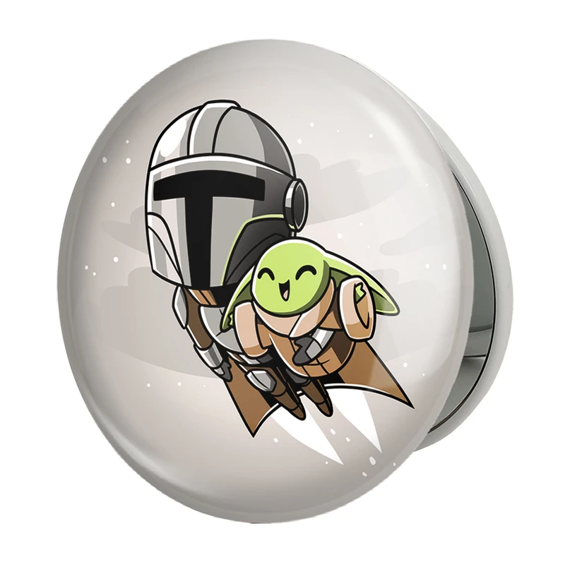 آینه جیبی خندالو طرح جنگ ستارگان Star Wars مدل تاشو کد 10278 