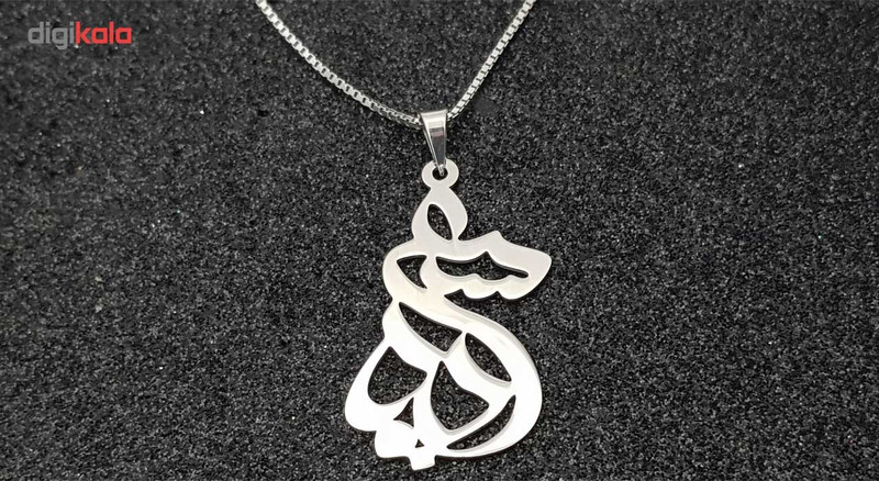 گردنبند نقره ترمه مدل اسم سعید TERM1 گردنبند نقره ترمه مدل اسم سعید TERM1
