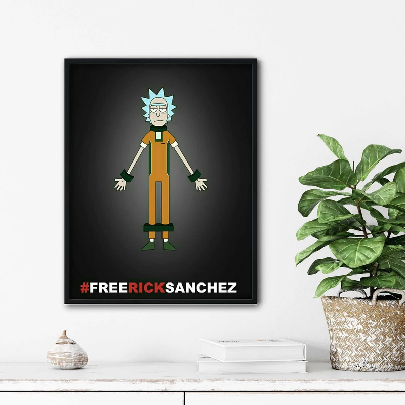 تابلو آتریسا طرح ریک اند مورتی مدل ATr026