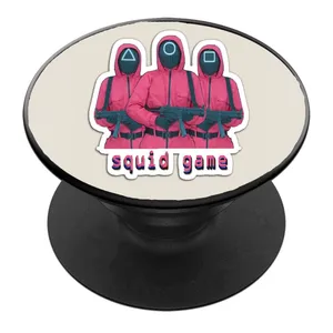 پایه نگهدارنده گوشی موبایل پاپ سوکت مدل بازی مرکب کد Squid Game 05