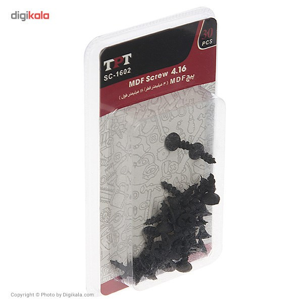 مجموعه 30 عددی پیچ ام دی اف تی پی تی مدل SC-1602