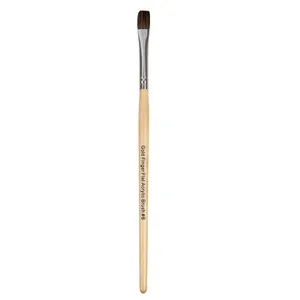 قلم موی ناخن کیس سری Gold Finger مدل Flat Acrylic