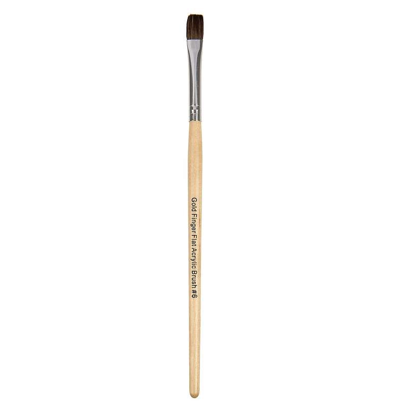 قلم موی ناخن کیس سری Gold Finger مدل Flat Acrylic