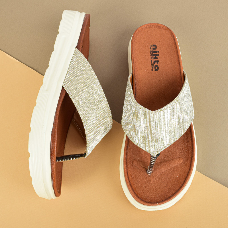 دمپایی لاانگشتی زنانه نیکتا مدل لیون کد GD.2957