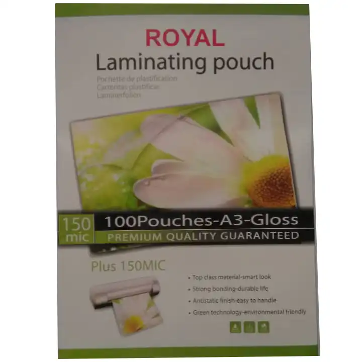 طلق پرس رویال کد 45 سایز A3 بسته 100 عددی