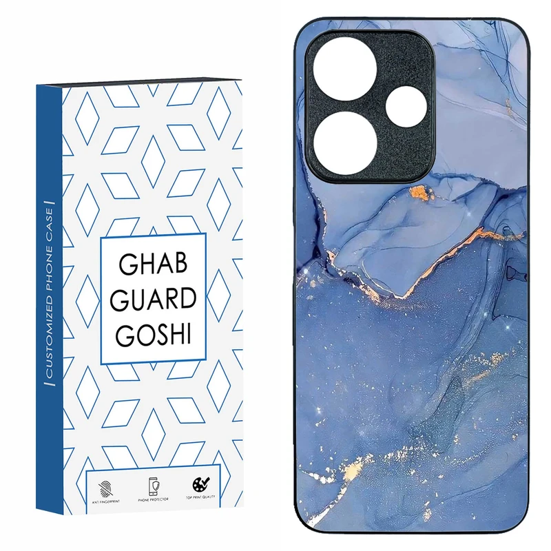 کاور قاب گارد گوشی طرح سنگ مرمر کد TPU-033 مناسب برای گوشی موبایل شیائومی  REDMI 13  