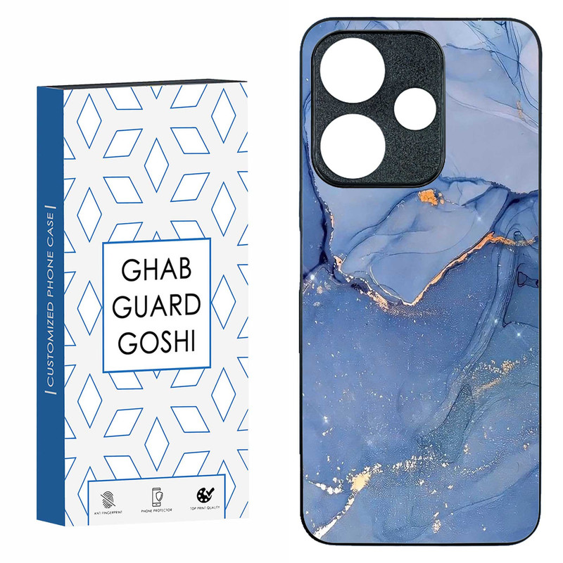 کاور قاب گارد گوشی طرح سنگ مرمر کد TPU-033 مناسب برای گوشی موبایل شیائومی  REDMI 13  