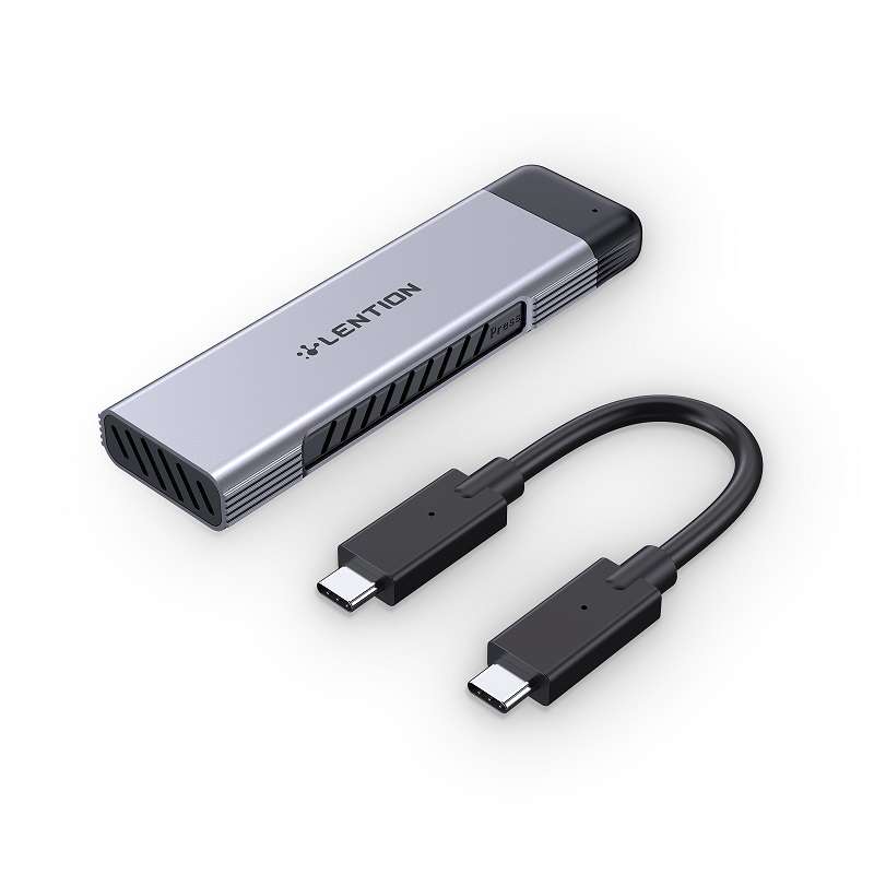 قاب هارد دیسک لنشن مدل SSD M.2 NVMe کد C9Elite-GRY