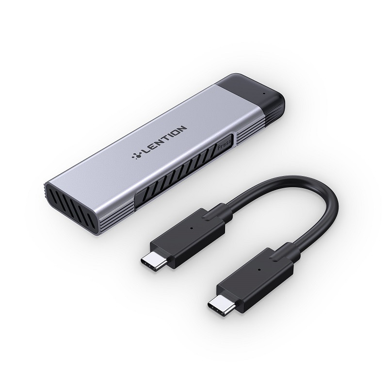 قاب هارد دیسک لنشن مدل SSD M.2 NVMe کد C9Elite-GRY