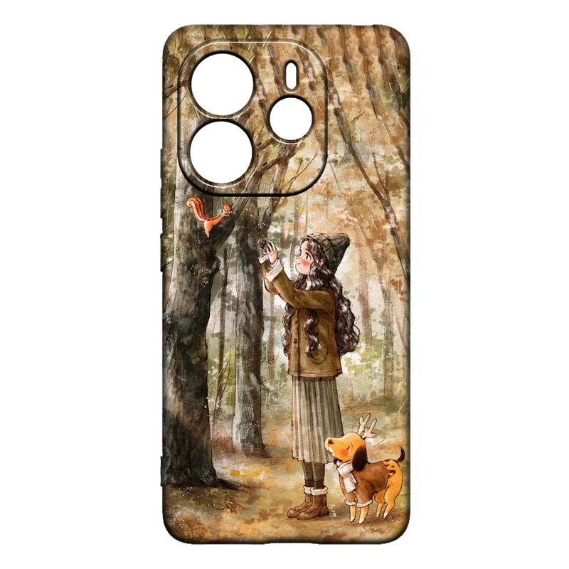 کاور طرح دخترانه کد 293 مناسب برای گوشی موبایل شیائومی Redmi Note 14 4G