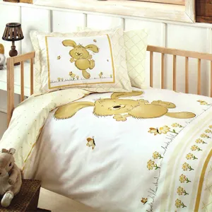 سرویس خواب ازدیلک مدل Happy Rabbit یک نفره 5 تکه