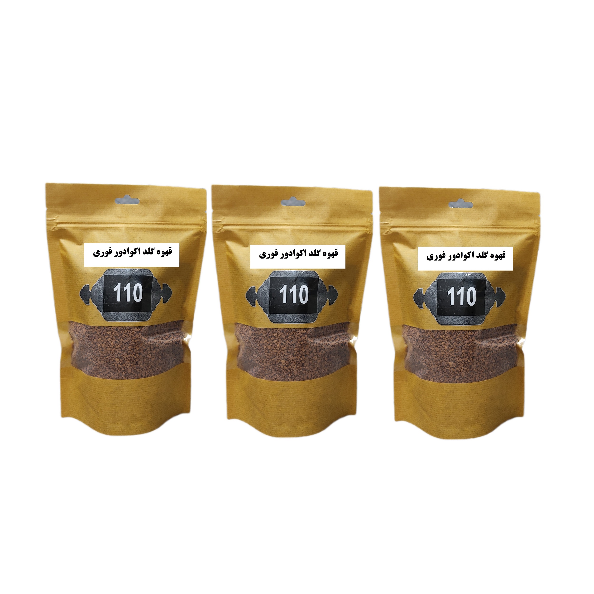قهوه گلد اکوادور فوری 110 - 100 گرم بسته 3 عددی