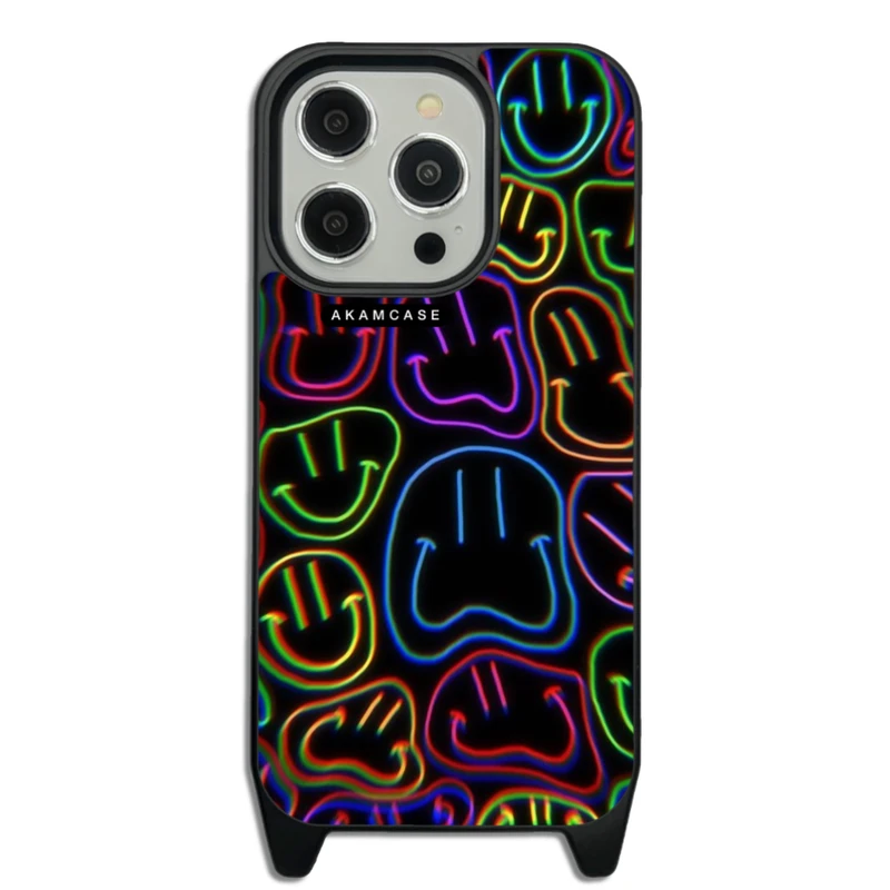 کاور آکام مدل AMCWLA14PRO-HAPPY FACE7 مناسب برای گوشی موبایل اپل iPhone 14 Pro