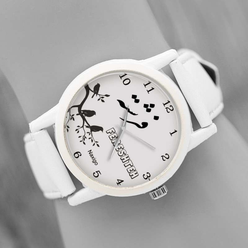 ساعت مچی عقربه ای زنانه ناکسیگو طرح فرشته کد LF3459