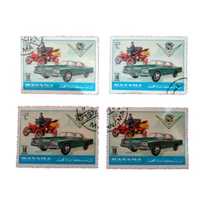 تمبر یادگاری مدل ماشین کد bc-1811 بسته 4 عددی