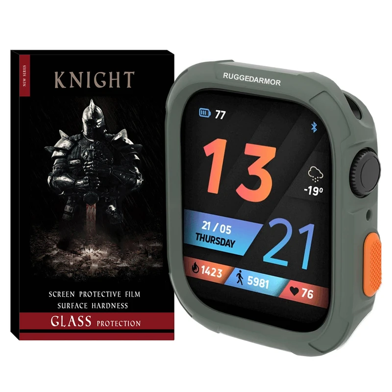 کاور نایت مدل Rugged ARM KT مناسب برای اپل واچ Series SE 2022 Aluminum Case 40mm / SE 2021 Aluminum Case 40mm / Series 5 40mm / Series 6 40mm / Series 4 40mm