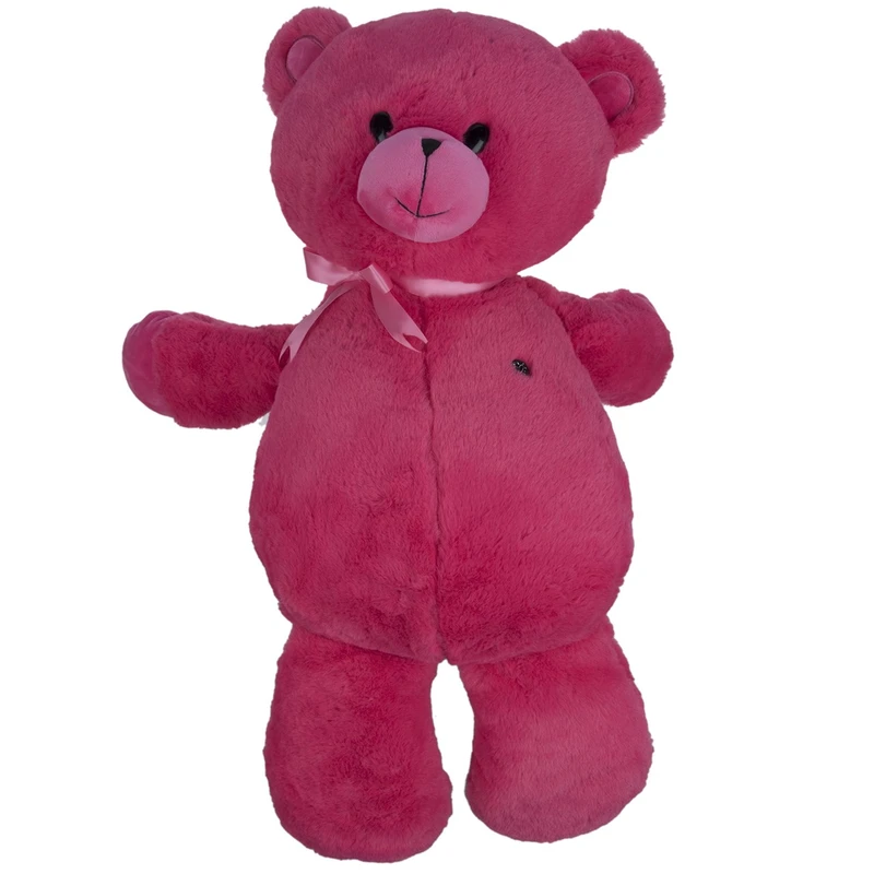 عروسک پالیز مدل Bear Pink Bow ارتفاع 41.5 سانتی متر