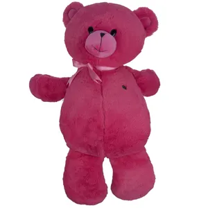 Paliz Bear Pink Bow Doll Height 41.5 Centimeter