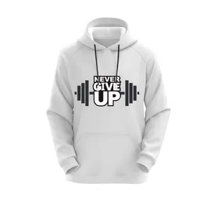 هودی زنانه مدل بدنسازی کد E14 رنگ سفید