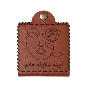 آینه جیبی مدل  اسم شکوفه طرح گل