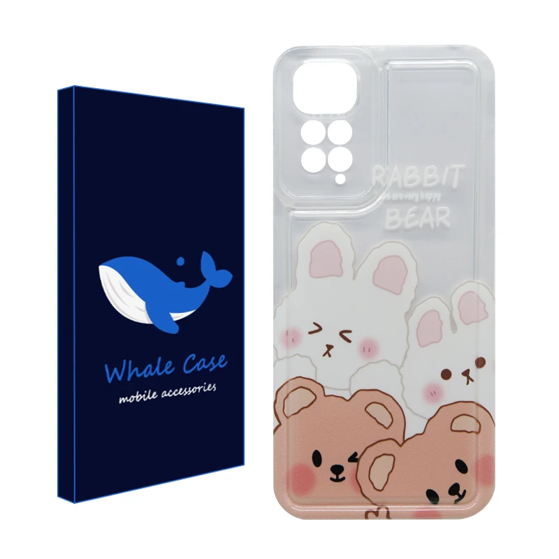 کاور وال کیس مدل Rabbit Bear مناسب برای گوشی موبایل شیائومی Redmi Note 11 4G / Note 11s