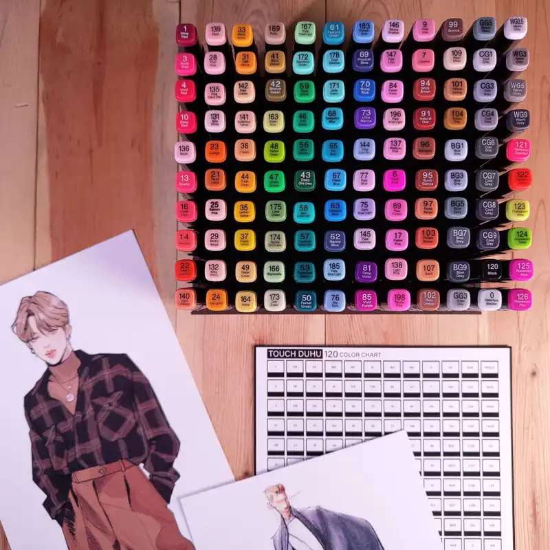 ماژیک راندو تاچ دوهو مدل r0t Edition به همراه استند بسته 120 عددی