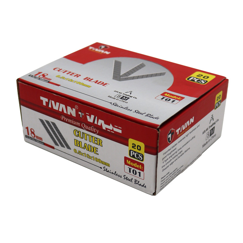 تیغ کاتر تیوان مدل YP-T01 مجموعه 200 عددی تیغ کاتر تیوان مدل YP-T01 مجموعه 200 عددی