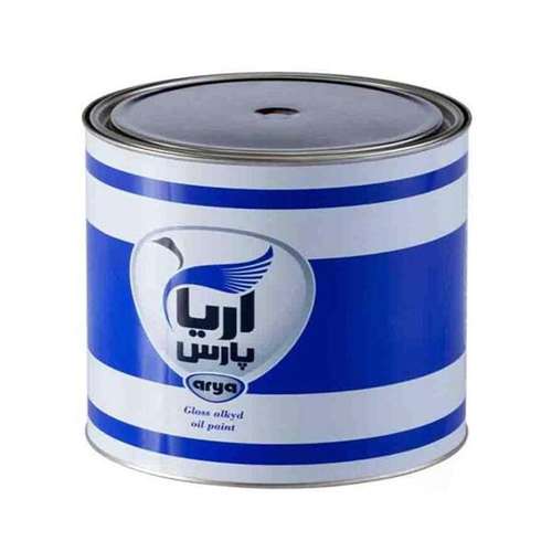 رنگ روغنی مشکی براق آریا پارس مدل 905 حجم 1 لیتر