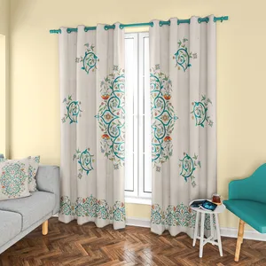 پررده مدل پانچی کد 5101 سایز 140x280 سانتی متر
