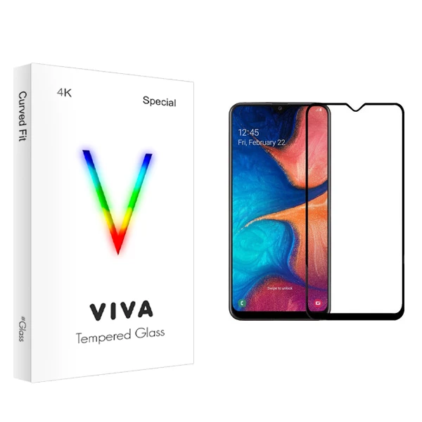 محافظ صفحه نمایش ویوا مدل 4K مناسب برای گوشی موبایل سامسونگ Galaxy A20