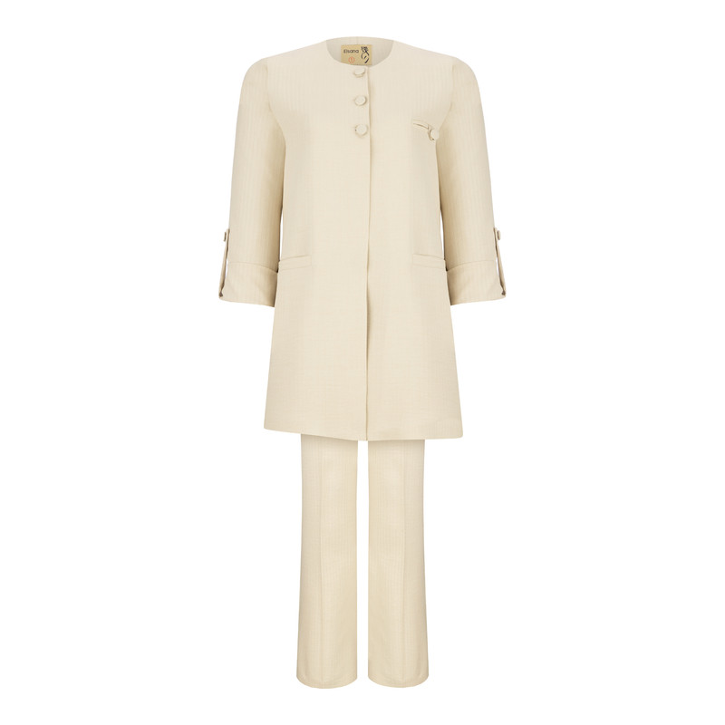 مانتو و شلوار زنانه السانا مدل نوا کد 185209