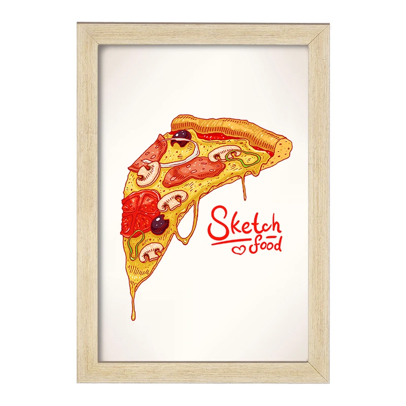 تابلو خندالو مدل فست فود (Fast Food) کد 36562