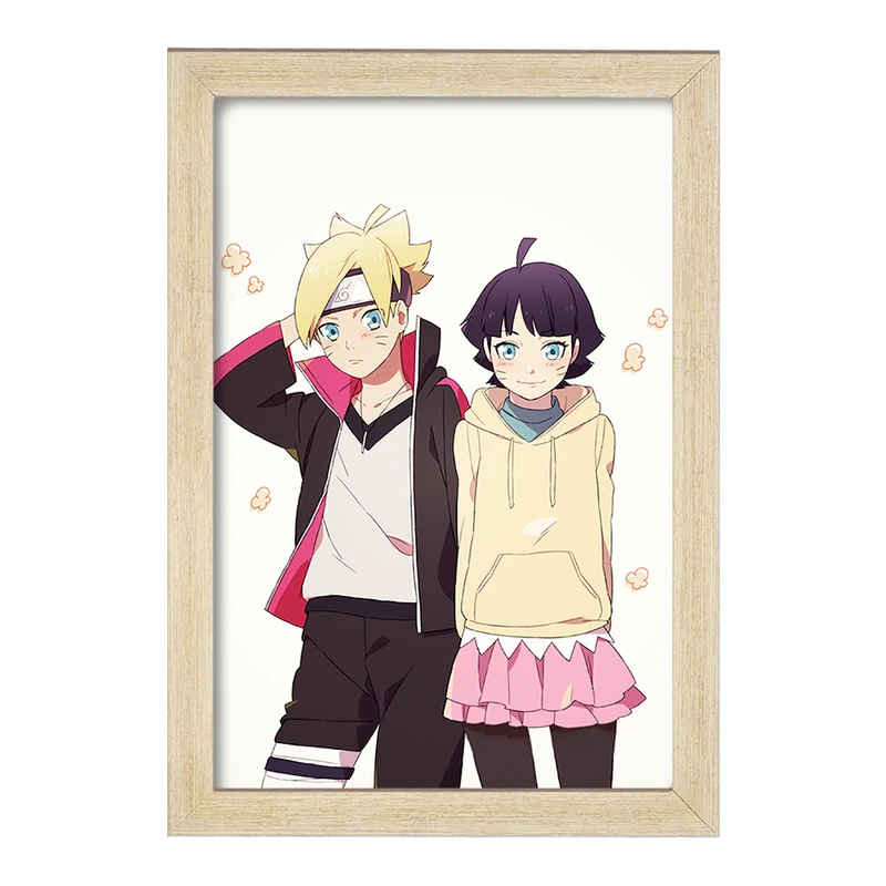 تابلو خندالو مدل بوروتو و هیماواری اوزوماکی انیمه بوروتو Boruto  کد 15714