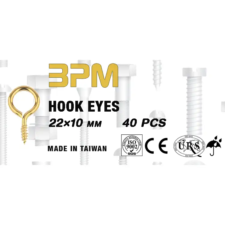 قلاب چشمی مدل GB1 بسته 40 عددی