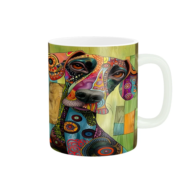 ماگ پاد آفرین مدل نقاشی انتزاعی کد 01