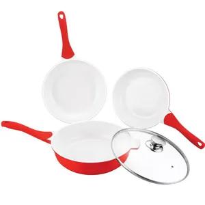 سرویس تابه 4 پارچه رویالتی لاین مدل RL BS1004C RED