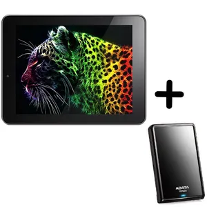 تبلت ایناول I801B به همراه هارددیسک اکسترنال دش‌درایو HV620 ظرفیت 500 گیگابایت