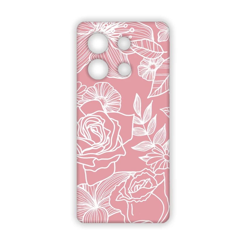 کاور مدل گل کد 083 مناسب برای گوشی موبایل شیائومی poco X6 pro 