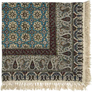 سفره قلمکار ممتاز اثر عطریان طرح 32 سایز 100 × 100 سانتی متر
