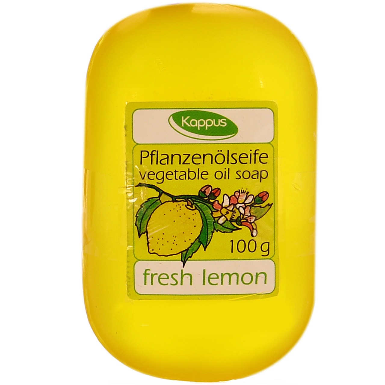 صابون گلیسرینه کاپوس مدل Fresh Lemon مقدار 100 گرم