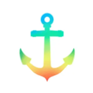 استیکر طرح لنگر کد 1232