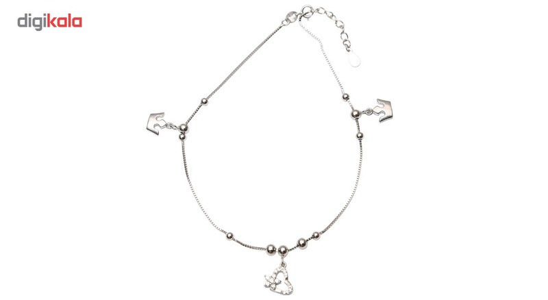 پابند نقره شهر جواهر مدل SJS-AN022