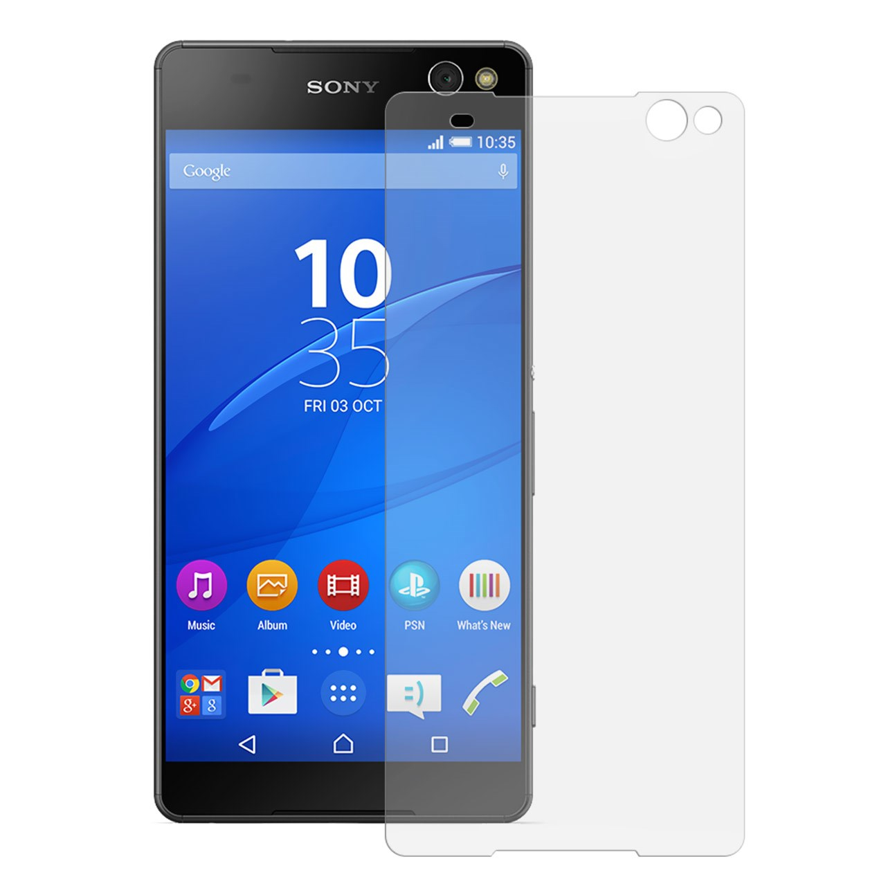 محافظ صفحه نمایش شیشه ای تمپرد مناسب برای گوشی موبایل سونی Xperia C5