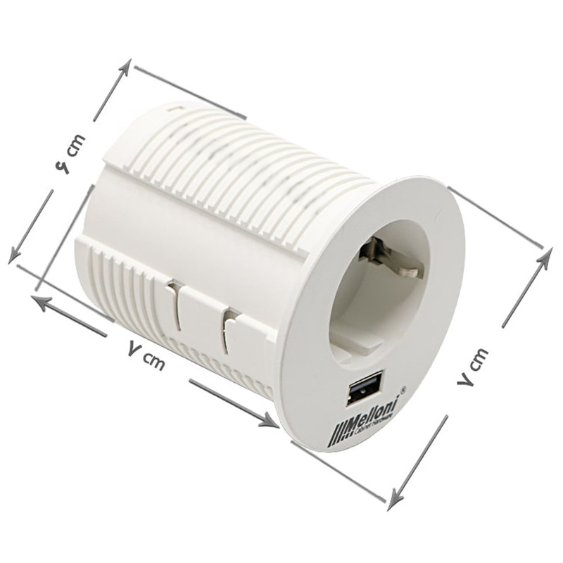 پریز توکار ملونی مدل 10034