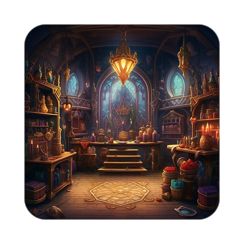 زیر لیوانی کاکتی طرح هری پاتر Harry Potter مدل mp43645