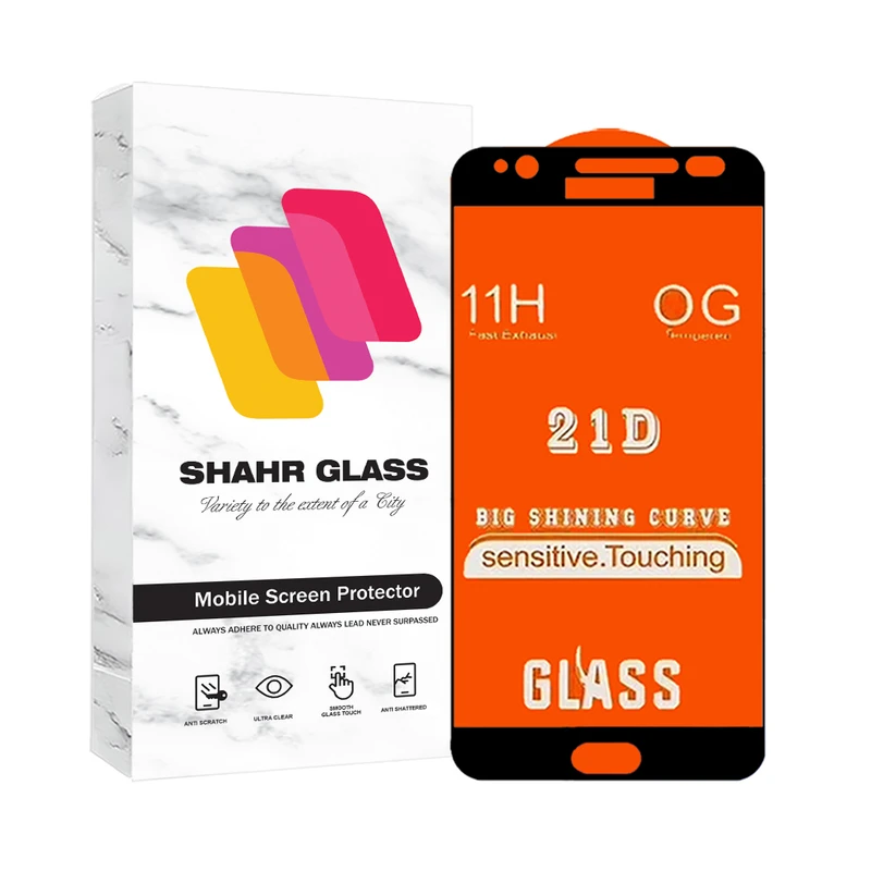 محافظ صفحه نمایش شهر گلس مدل FULLSH مناسب برای گوشی موبایل سامسونگ Galaxy J7 2016 / Galaxy J710 / Galaxy J7 Duos